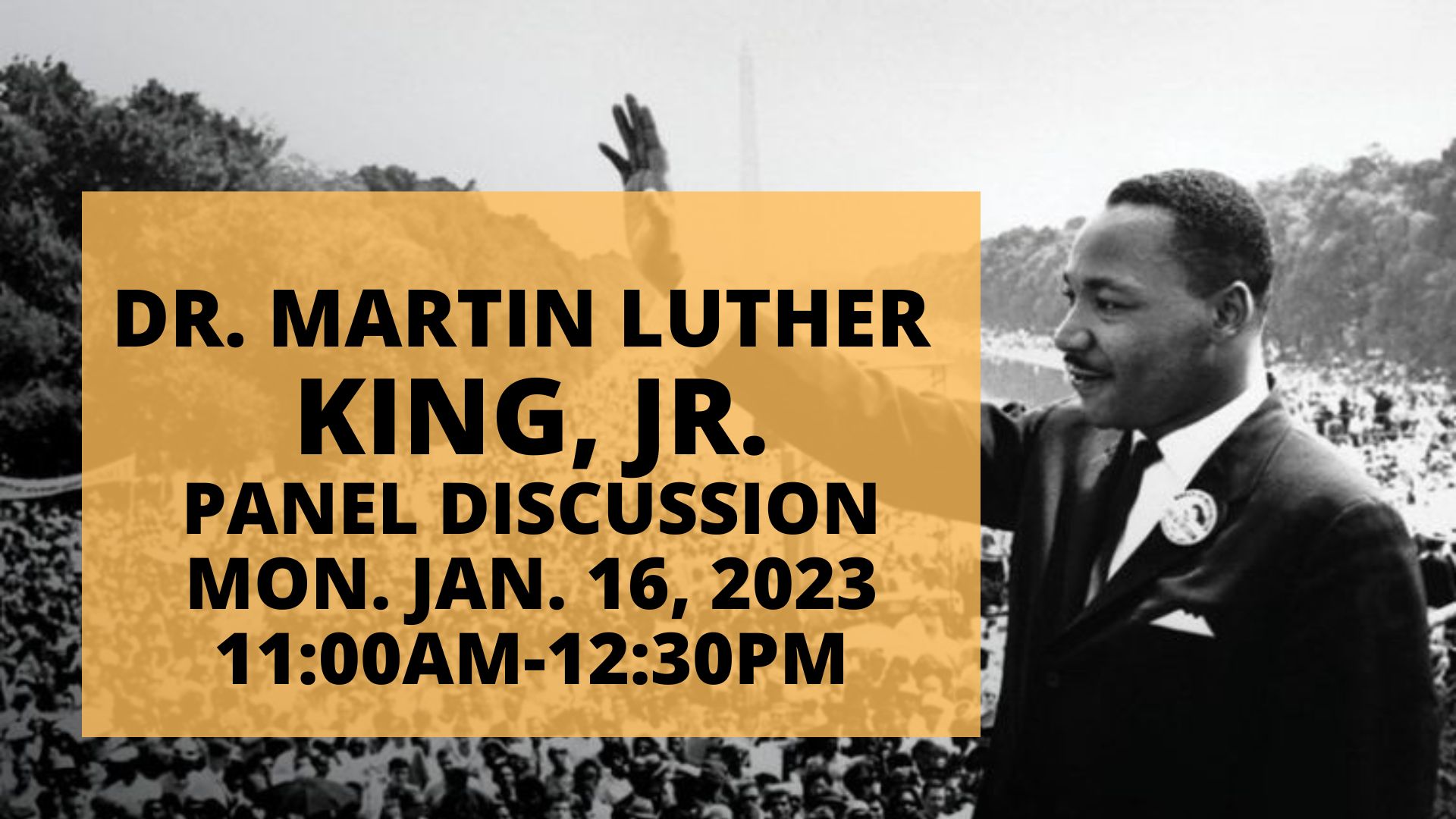 MLK Discussion Panel | Jan. 16, 2023 | 11AM-12:30pm