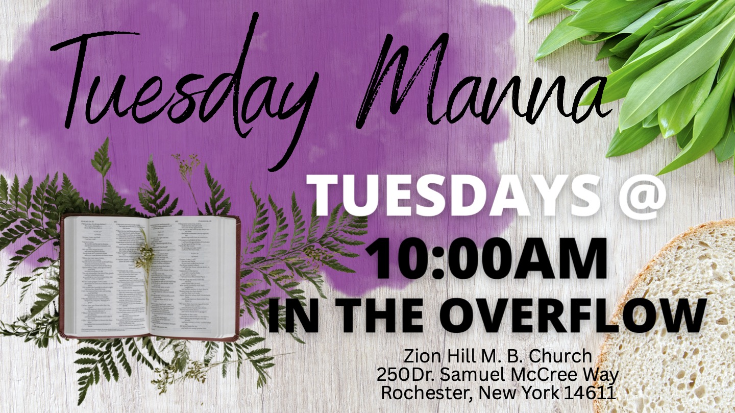 Tuesday Manna |10:00AM-11:00AM